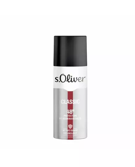Дезодорант-спрей для мужчин S. Oliver Classic Hydrating 48H, 150 мл