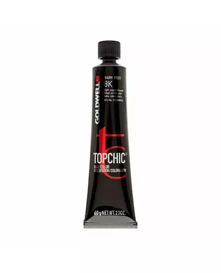Стойкая краска для волос Goldwell TopChic 8K Light Blonde Copper, 60 мл