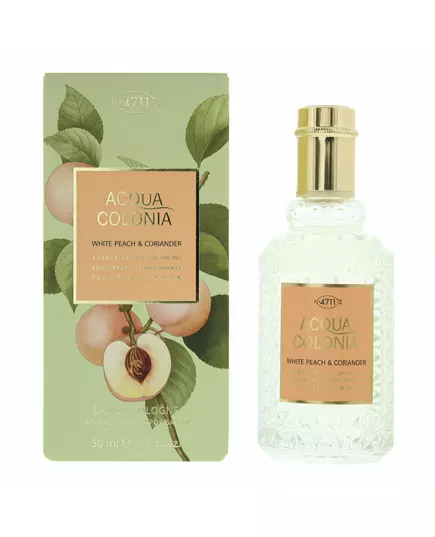 Одеколон унісекс 4711 Acqua Colonia White Peach & Coriander, 50 мл, зображення 2