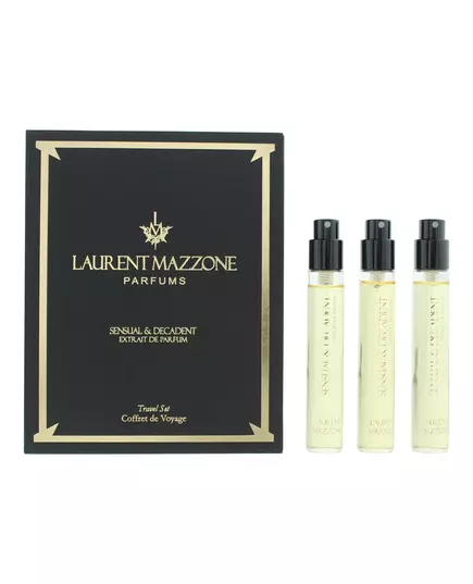 Набір парфумерних екстрактів унісекс Laurent Mazzone Sensual & Decadent, 3 × 15 мл