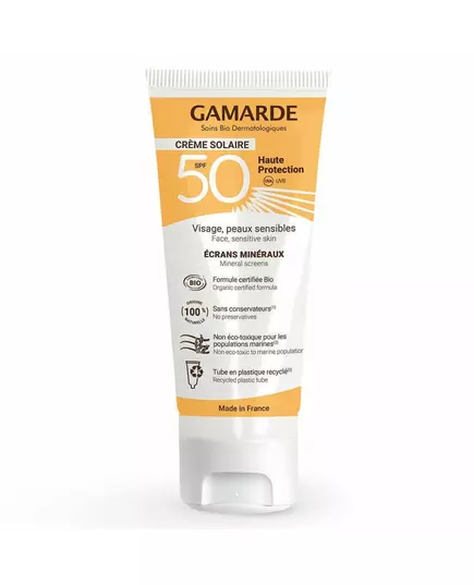 Сонцезахисний крем для обличчя Gamarde Bio Sun Protection SPF 50, 40 мл