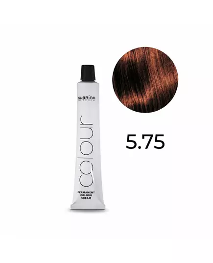 Стійка фарба для волосся Subrina Professional Permanent Colour 5.75 Coral, 100 мл