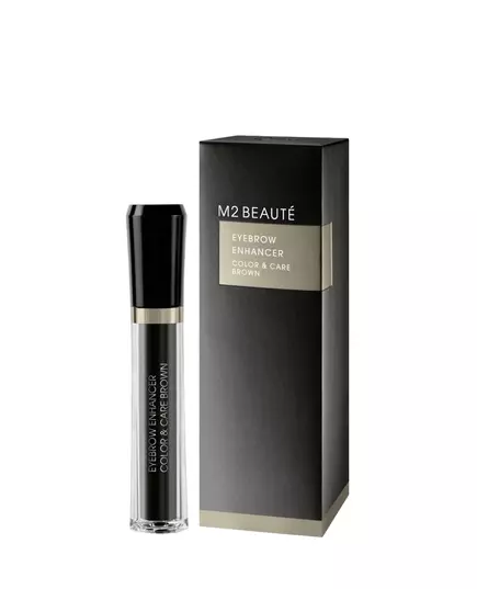 Гель для бровей M2 Beauté EYEBROW ENHANCER color & care Brown, 6 мл, изображение 2