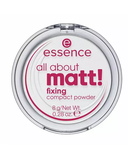 Компактна фіксувальна пудра Essence ALL ABOUT MATT!, 8 г