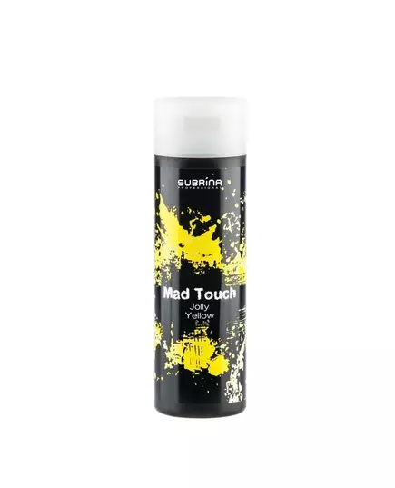 Гель-краска для волос прямого окрашивания Subrina Professional Mad Touch Jolly Yellow, 200 мл, изображение 2