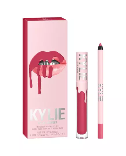 Набор жидкой губной помады и карандаша для губ Kylie Cosmetics By Kylie 102 Extraordinary, 3 мл