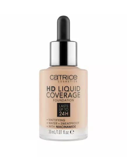 Тональна основа Catrice HD LIQUID COVERAGE 046-camel beige, 30 мл