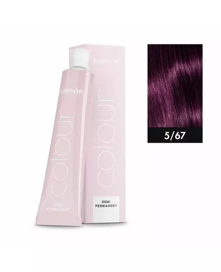 Деміперманентна фарба для волосся Subrina Professional Demi Permanent Colour 5/67, 60 мл