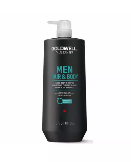 Гель для душа и шампунь 2-в-1 Goldwell Dualsenses Men Aromatic, 1000 мл