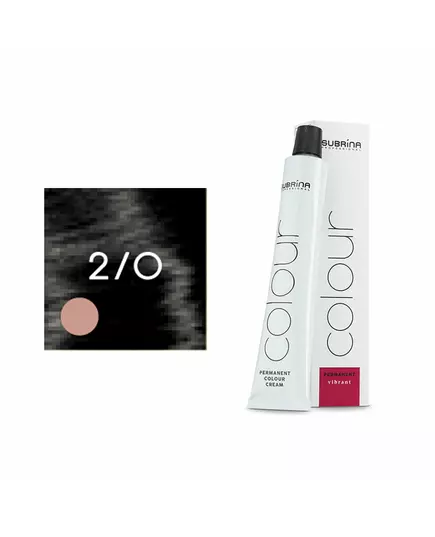 Стійка фарба для волосся Subrina Professional Essential Colour 2/0 Black, 100 мл