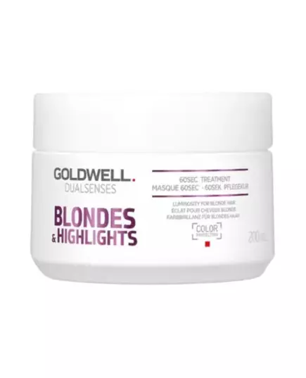 Кремовая маска-уход для волос Goldwell Dualsenses Blondes & Highlights Для защиты цвета, 200 мл