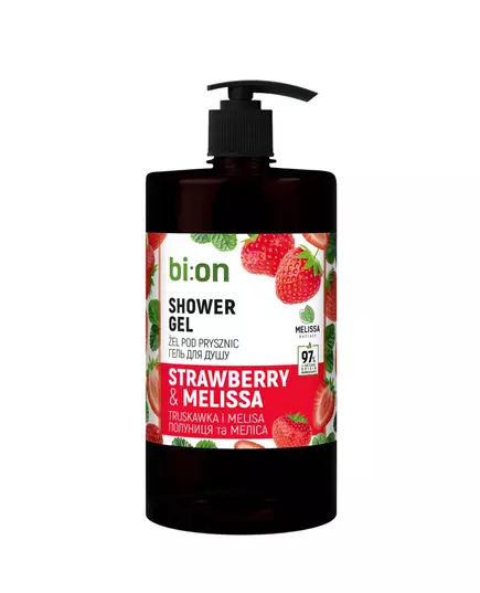 Гель для душа Bio Naturell Strawberry & Melisa Для всех типов кожи, 946 мл