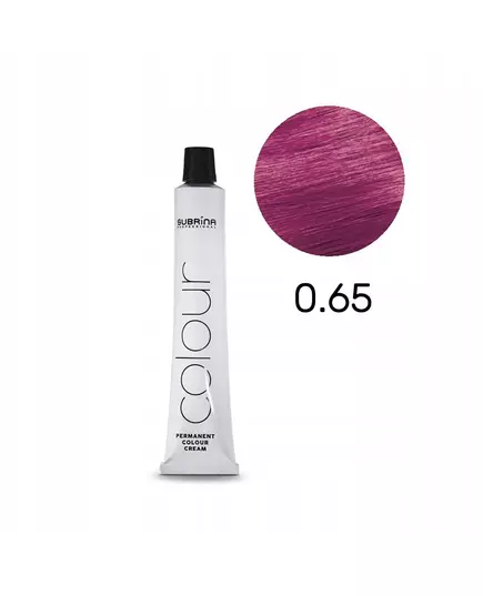 Стійка фарба для волосся Subrina Professional Creative 0/65 Mahogany Red, 100 мл