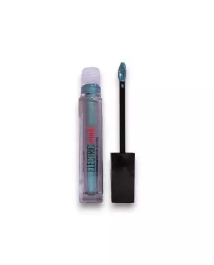 Блеск для губ Maybelline Electrio Shine Prismatic 165 Electric Blue, 5 мл, изображение 2