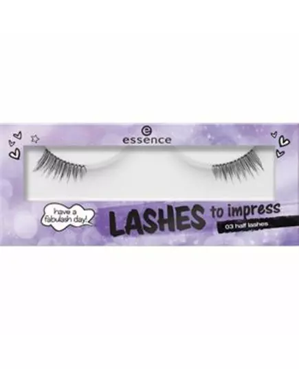 Накладные ресницы Essence LASHES TO IMPRESS #03-half lashes, изображение 2