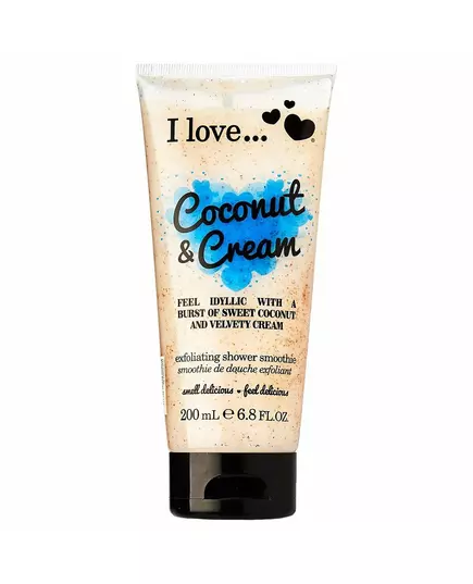 Отшелушивающий гель для душа I Love Coconut & Cream, 200 мл, изображение 2