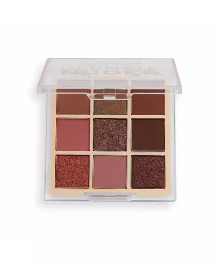 Палетка тіней для повік Makeup Revolution Ultimate Nudes Medium, 8,1 г, зображення 2