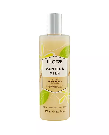 Веганський очищувальний гель для душу I Love Signature Collection Vanilla Milk, 360 мл