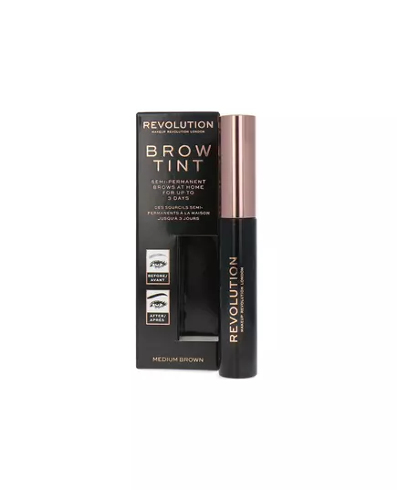 Гель для брів Makeup Revolution Brow Tint Medium Brown, 6 мл