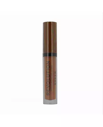 Блиск для губ Makeup Revolution Sheer Brillant 123 Brunch, 3,5 мл, зображення 3