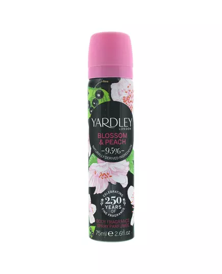 Ароматический спрей для женщин Yardley Blossom and Peach, 75 мл