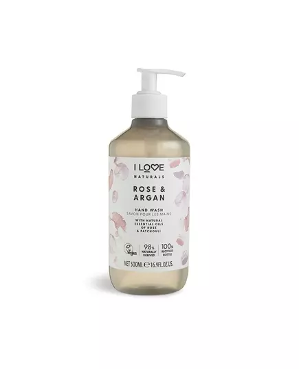 Рідке мило для рук I Love Naturals Collection Rose & Argan, 500 мл