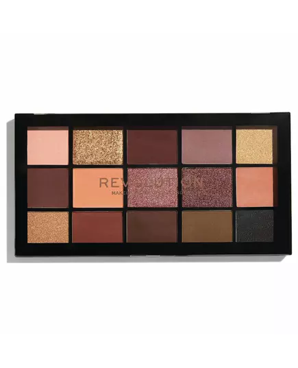 Палетка тіней для повік Revolution Make Up The Reloaded Velvet Rose, 15 відтінків, 16,5 г, зображення 3