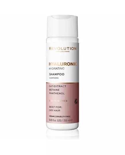 Зволожувальний шампунь Revolution Hair Care HYALURONIC HYDRATING, 250 мл, зображення 2