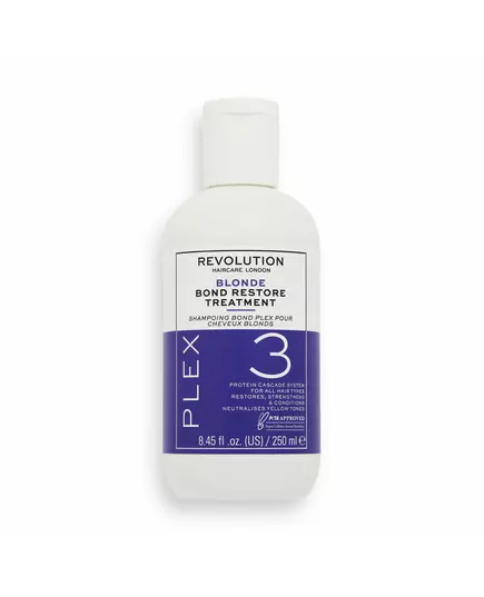 Шампунь для догляду за волоссям Revolution Hair Care Blonde Plex 3, 250 мл, зображення 3