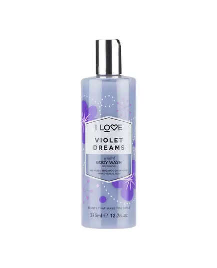 Веганський очищувальний гель для душу I Love Violet Dreams, 360 мл