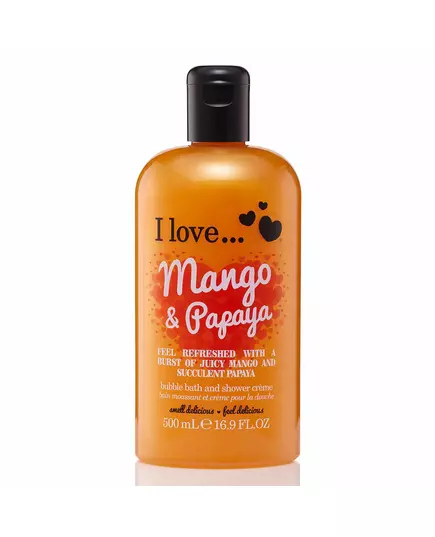 Очищувальний гель для душу I Love Mango & Papaya, 500 мл