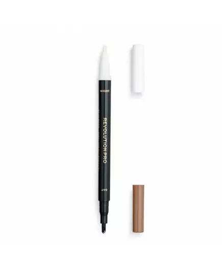 Кремовий олівець для брів Makeup Revolution 24h Day & Night Ash Brown, 1,6 мл