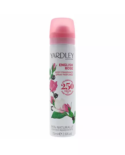 Ароматический спрей для женщин Yardley English Rose, 75 мл, изображение 2