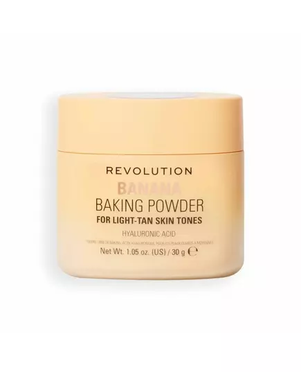 Матуюча розсипчаста пудра для фіксації макіяжу Makeup Revolution Bake & Blot Banana, 30 г
