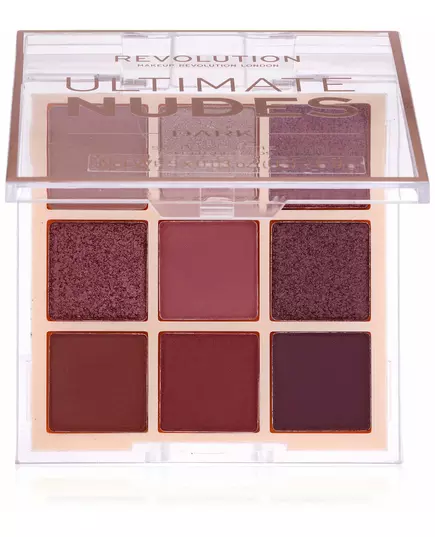 Палетка тіней для повік Revolution Make Up Ultimate Nudes Dark, 9 відтінків, 8,1 г