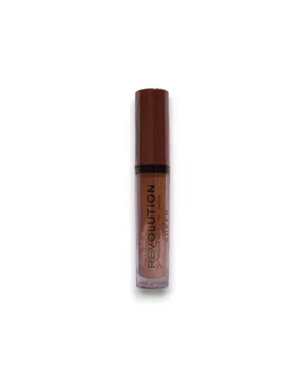 Веганський блиск для губ Makeup Revolution Sheer Brillant 119 Hustle, 3,5 мл, зображення 2