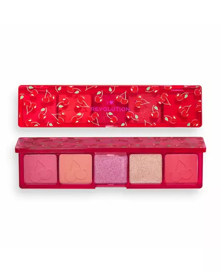 Палетка тіней для повік I Heart Revolution Mini Match Cherry Please, 11 г