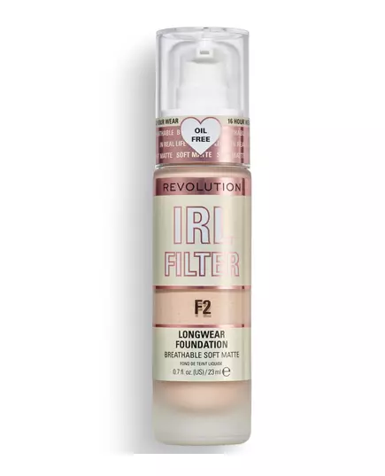 Стійкий тональний крем Revolution Make Up IRL FILTER F2, 23 мл