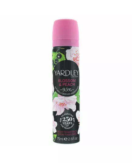 Ароматический спрей для женщин Yardley Blossom and Peach, 75 мл, изображение 2