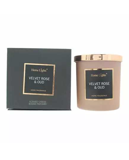 Ароматична свічка Home Lights Velvet Rose & Oud, 215 г, зображення 2