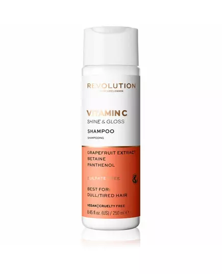 Шампунь для волосся Revolution Hair Care VITAMIN C shine & gloss, 250 мл, зображення 2