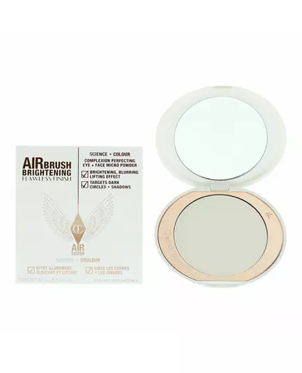 Компактна пудра Charlotte Tilbury Airbrush Flawless Brightening Fair Medium, 9 г, зображення 2