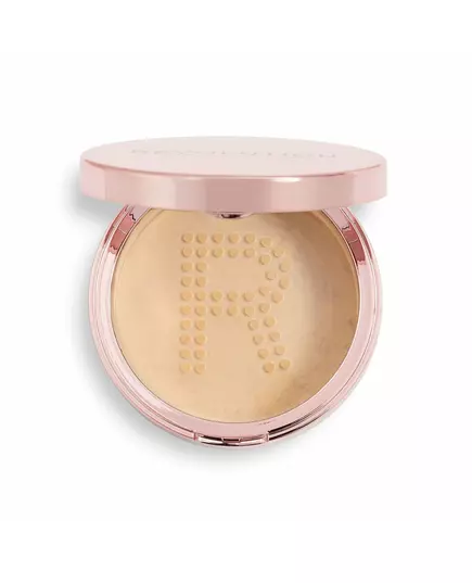 Розсипчаста фіксувальна пудра для макіяжу Makeup Revolution Conceal & Fix Medium Yellow, 13 г, зображення 4