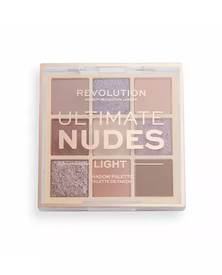 Палетка тіней для повік Revolution Make Up Ultimate Nudes Light, 9 відтінків, 8,1 г, зображення 3