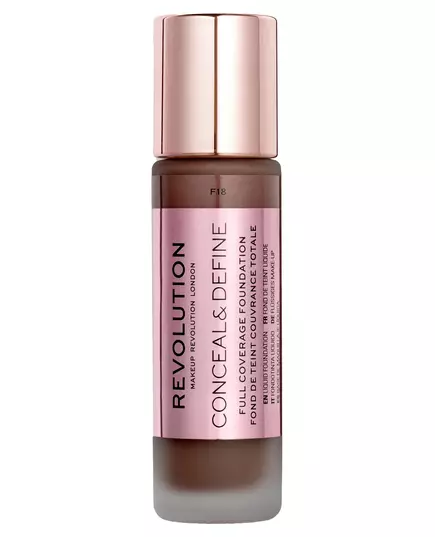 Тональний крем Makeup Revolution Conceal & Define Oil Free, F 18, 23 мл
