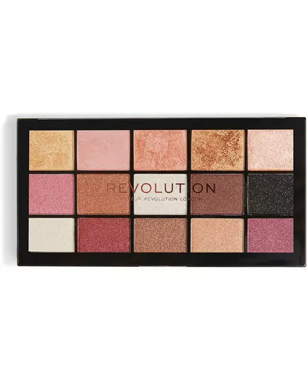 Палетка тіней для повік Revolution Make Up Reloaded Affection 15 відтінків
