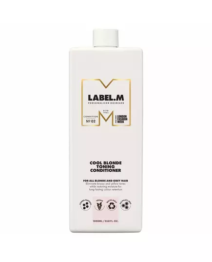 Кондиціонер для волосся label.m Cool Blonde Для нейтралізації жовтих відтінків, 1000 мл