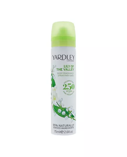 Ароматический спрей для женщин Yardley Lily Of The Valley, 75 мл
