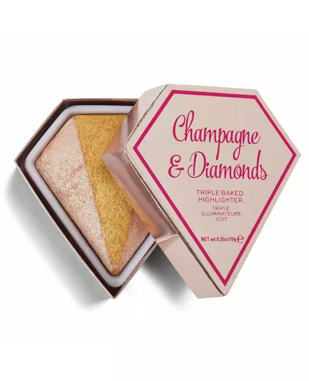 Пудра-хайлайтер I Heart Revolution Champagne & Diamonds, 10 г