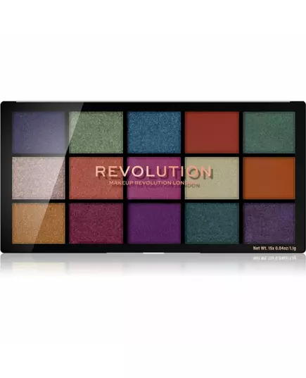Палетка тіней для повік Makeup Revolution Reloaded Passion For Colour 15 відтінків, 16,5 г